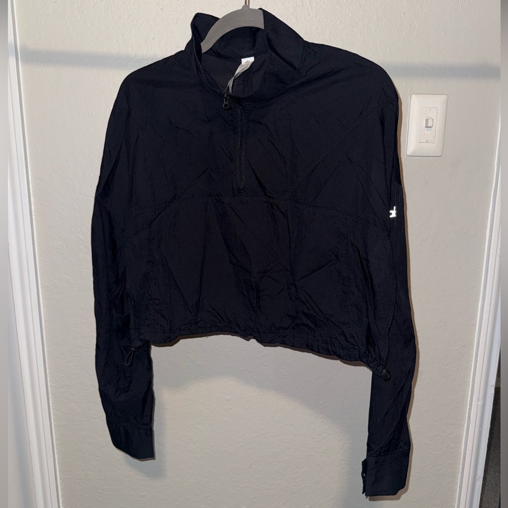 ALO Yoga Charcoal Windbreaker Jacket